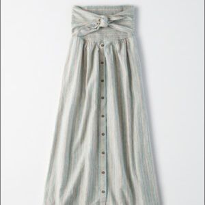 NWT American Eagle Tie Front Midi Dress XL